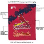 st louis cardinals grunge texture red blanket new arrival