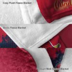 st louis cardinals grunge texture red blanket premium grade