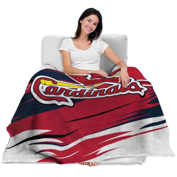 st louis cardinals paint streaks red white blanket latest model