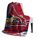 st louis cardinals paint streaks red white blanket top rated