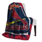 st louis cardinals splatter effect red blanket top rated