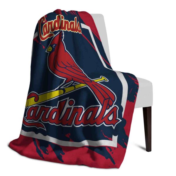 st louis cardinals splatter effect red blanket top rated