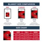 tampa bay buccaneers diagonal stripes red blanket best selling