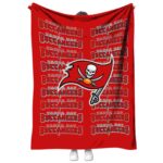 tampa bay buccaneers fan pride red blanket best selling