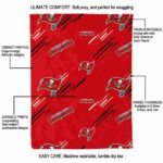 tampa bay buccaneers fan spirit red blanket new arrival