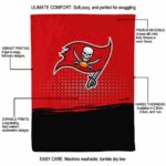tampa bay buccaneers gradient dots red blanket new arrival