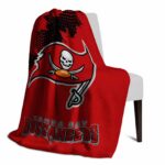 tampa bay buccaneers grunge texture red blanket best selling