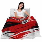 tampa bay buccaneers paint streaks red white blanket best selling