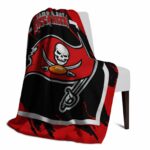 tampa bay buccaneers splatter effect red blanket best selling