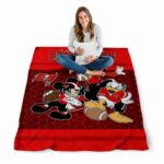 tampa bay buccaneers three musketeers red blanket high quality