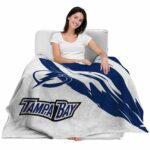 tampa bay lightning brushstrokes blue white blanket latest model