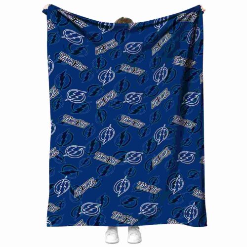 tampa bay lightning diehard fans blue blanket best selling