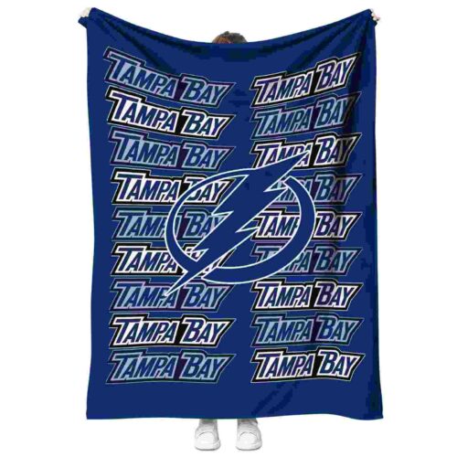 tampa bay lightning fan pride blue blanket best selling