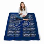 tampa bay lightning fan pride blue blanket high quality