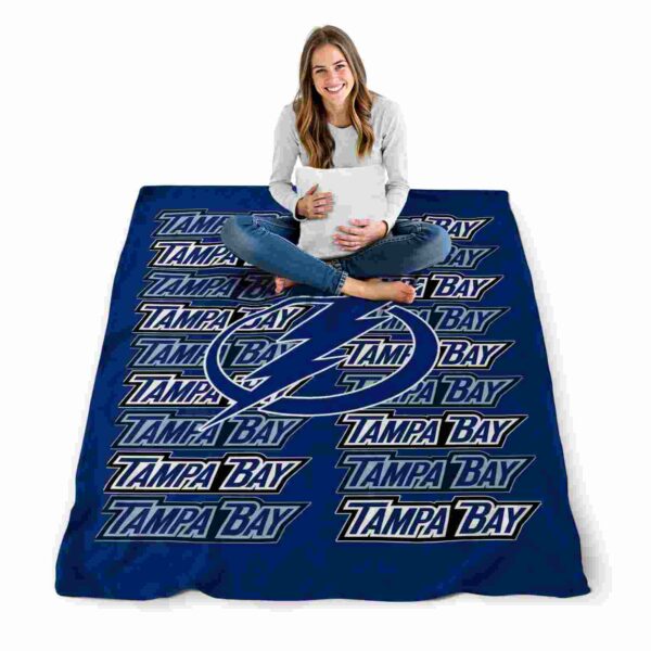 tampa bay lightning fan pride blue blanket high quality