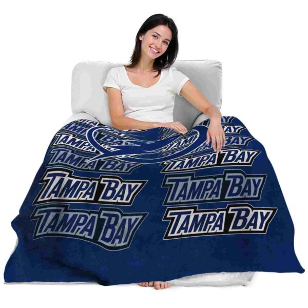 tampa bay lightning fan pride blue blanket latest model