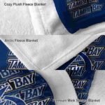 tampa bay lightning fan pride blue blanket premium grade