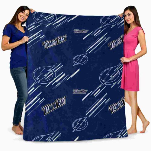 tampa bay lightning fan spirit blue blanket fashion forward