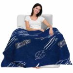tampa bay lightning fan spirit blue blanket latest model
