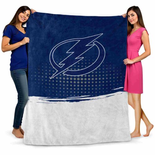 tampa bay lightning gradient dots blue blanket fashion forward