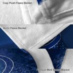 tampa bay lightning gradient dots blue blanket premium grade