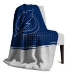 tampa bay lightning gradient dots blue blanket top rated