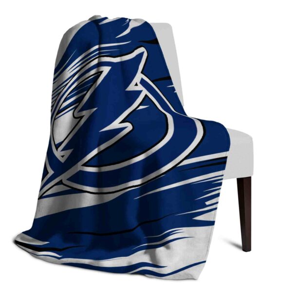 tampa bay lightning paint streaks blue white blanket top rated