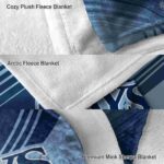 tampa bay rays diagonal stripes navy blanket premium grade