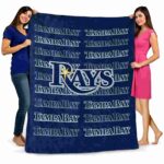 tampa bay rays fan pride navy blanket best selling