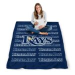 tampa bay rays fan pride navy blanket best selling