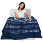 tampa bay rays fan pride navy blanket best selling