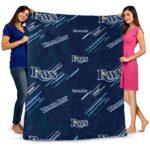 tampa bay rays fan spirit navy blanket fashion forward