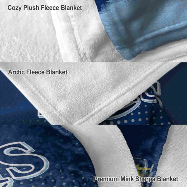 tampa bay rays gradient dots navy blanket premium grade