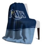 tampa bay rays gradient dots navy blanket top rated