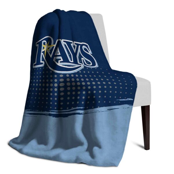 tampa bay rays gradient dots navy blanket top rated