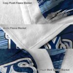 tampa bay rays paint streaks navy white blanket best selling