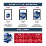 tampa bay rays paint streaks navy white blanket best selling