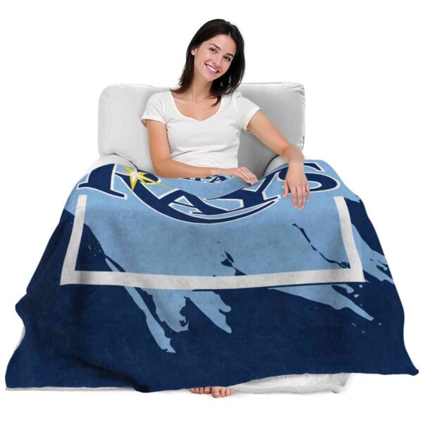 tampa bay rays splatter effect navy blanket latest model