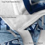 tampa bay rays splatter effect navy blanket premium grade