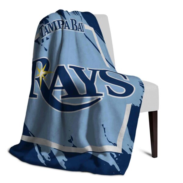 tampa bay rays splatter effect navy blanket top rated