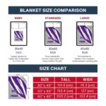 tcu horned frogs brushstrokes purple white blanket best selling