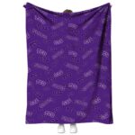 tcu horned frogs diehard fans purple blanket best selling