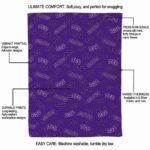 tcu horned frogs diehard fans purple blanket best selling