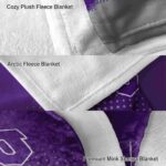 tcu horned frogs gradient dots purple blanket best selling