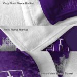 tcu horned frogs grunge texture purple blanket best selling