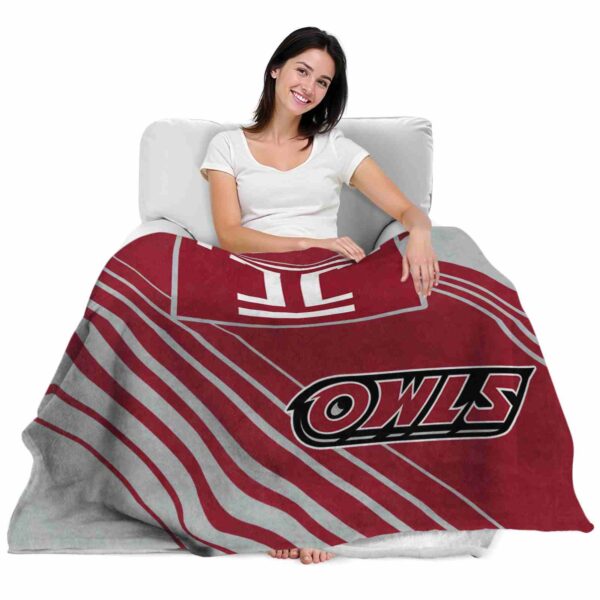 temple owls diagonal stripes red blanket latest model