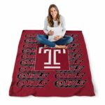 temple owls fan pride red blanket best selling