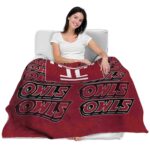 temple owls fan pride red blanket best selling