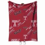 temple owls fan spirit red blanket best selling