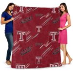 temple owls fan spirit red blanket best selling